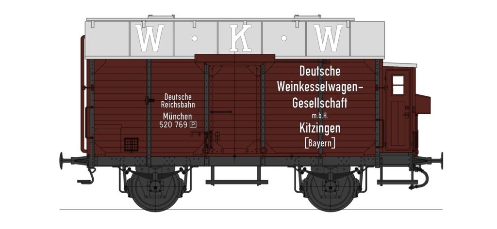 München 520 769, Große W · K · W Schrift auf dem Dach